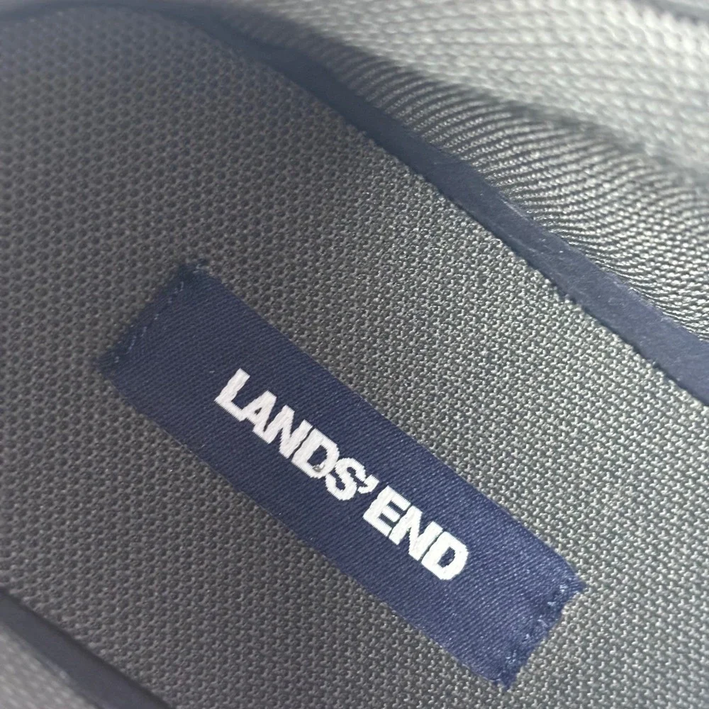 LANDSEND Hiking Boots Mens Grey Water Repellent Outdoor Suede Mesh Size‎ 10 NWOB